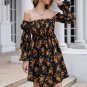 Elegant Women's Flower Mini Dress