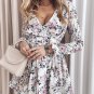 Floral Long Sleeve Mini Dress