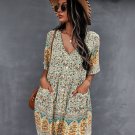 Floral Print Summer Mini Dress