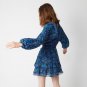 flower print chiffon Mini Dress