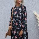 Full Sleeve High Waist Loose Mini Dress