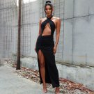 Halter Sexy Off Shoulder Maxi Dress