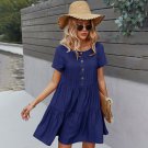 Holiday Beach Pure color Mini dress