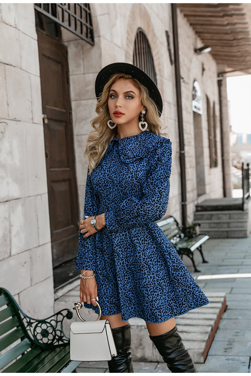 Holiday high waist Mini Dress