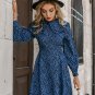 Holiday high waist Mini Dress