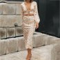 Lace Up Long Maxi Dress