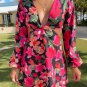 Ladies Hollow Out Backless Mini Dress