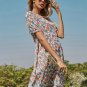 O Neck A-Line Casual Holiday Mini Dress