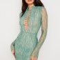 Party Club Buttock Rayon Mini Dress
