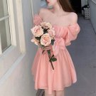 Pink Sweet Elegant Mini Dress