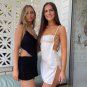 Rayon Suspender Mini Dress For Women