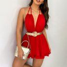 Red A Line Dress Fashion Mini Dress
