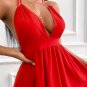 Red A Line Dress Fashion Mini Dress