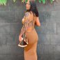 ring halter long Maxi Dress