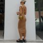 ring halter long Maxi Dress