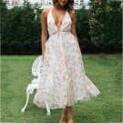 Sexy Deep V Neck Maxi Dress