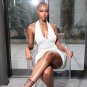 Sexy Deep V Neck Summer Mini Dress