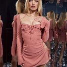 Sexy Hollow Out Mini Dress