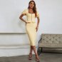 Sexy Lace Night Club Runway Party Midi Dress