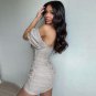 Sexy See Through Glitters Mini Dress