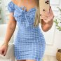 Sexy Short Sleeve Mini Dress