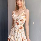 Sexy V-Neck Halter Sleeveless Mini Dress