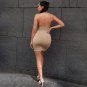 Sexy Women Mini Dress Spaghetti V Neck