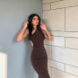 Sleeveless Bodycon Maxi Dress