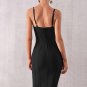 Spaghetti Strap Ruffle Midi Dress