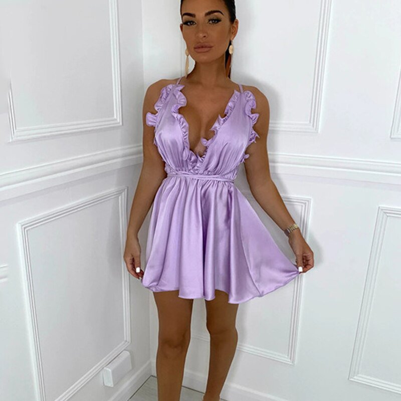 Summer Casual Beach Mini Dress