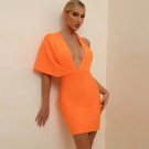 Summer Orange Mini Dress
