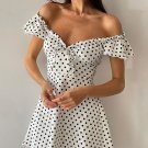 Summer Polka Dots Sleeveless Mini Dress