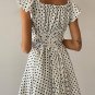 Summer Polka Dots Sleeveless Mini Dress