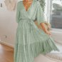 Summer Women high waist A Line Maxi Dress