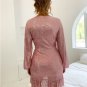 Temperament V-neck Sequin Mini Dress