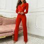 Double Breasted Blazer Jumpsuit