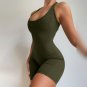 Ribbed Knitted Stripe Women Romper