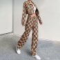 Woman Low Waist Grunge Denim Two Piece Set