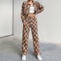Woman Low Waist Grunge Denim Two Piece Set