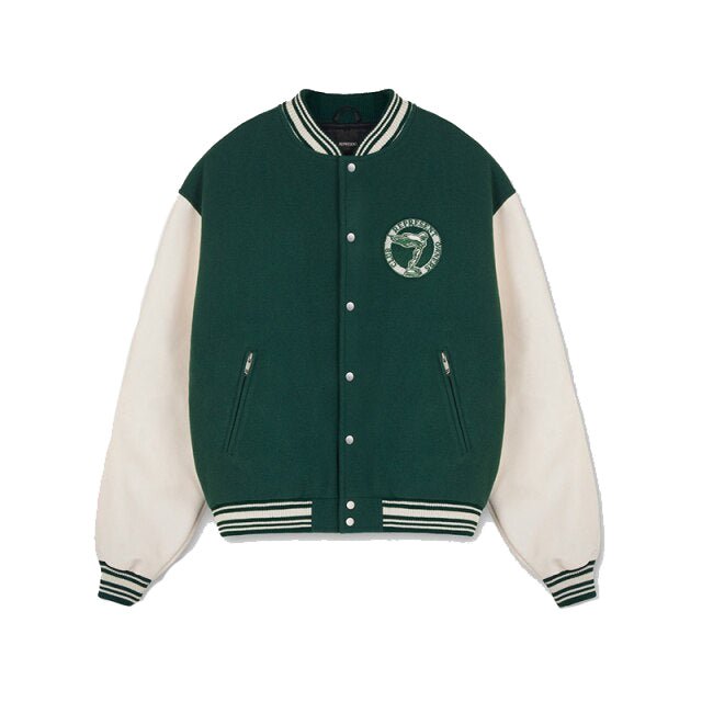 Represent Green Baseball Jacket