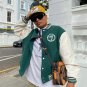Represent Green Baseball Jacket