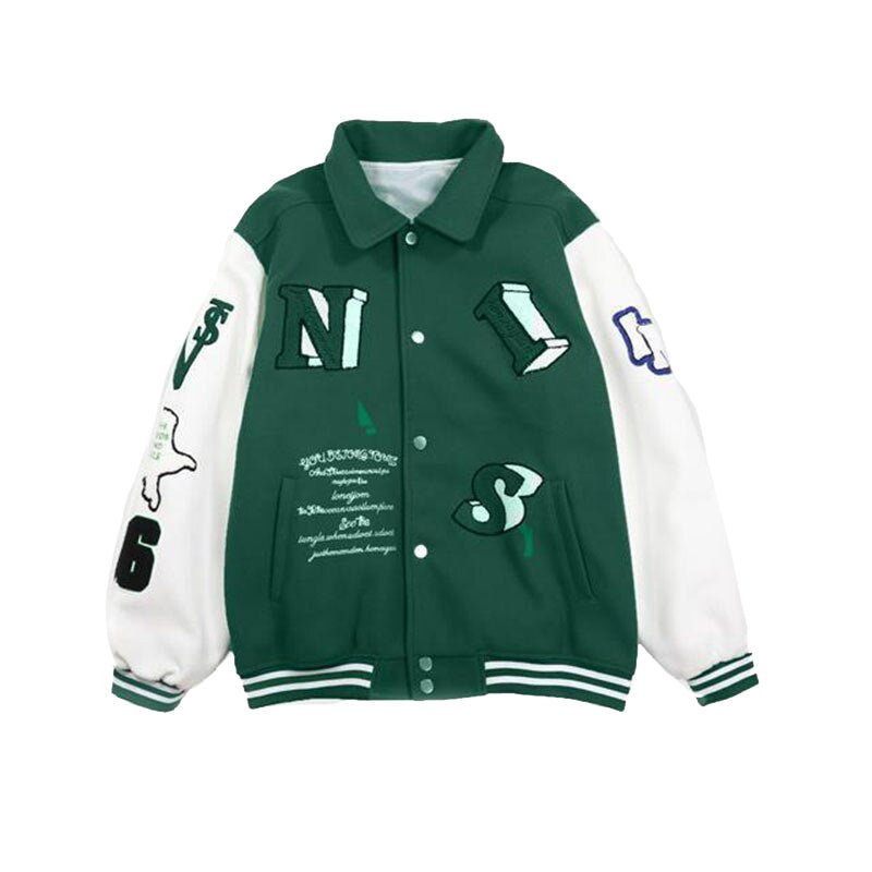 Green NIS Varsity Jacket