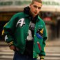 A Green Baseball Jacket