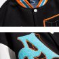 Black HYDDR Baseball Jacket
