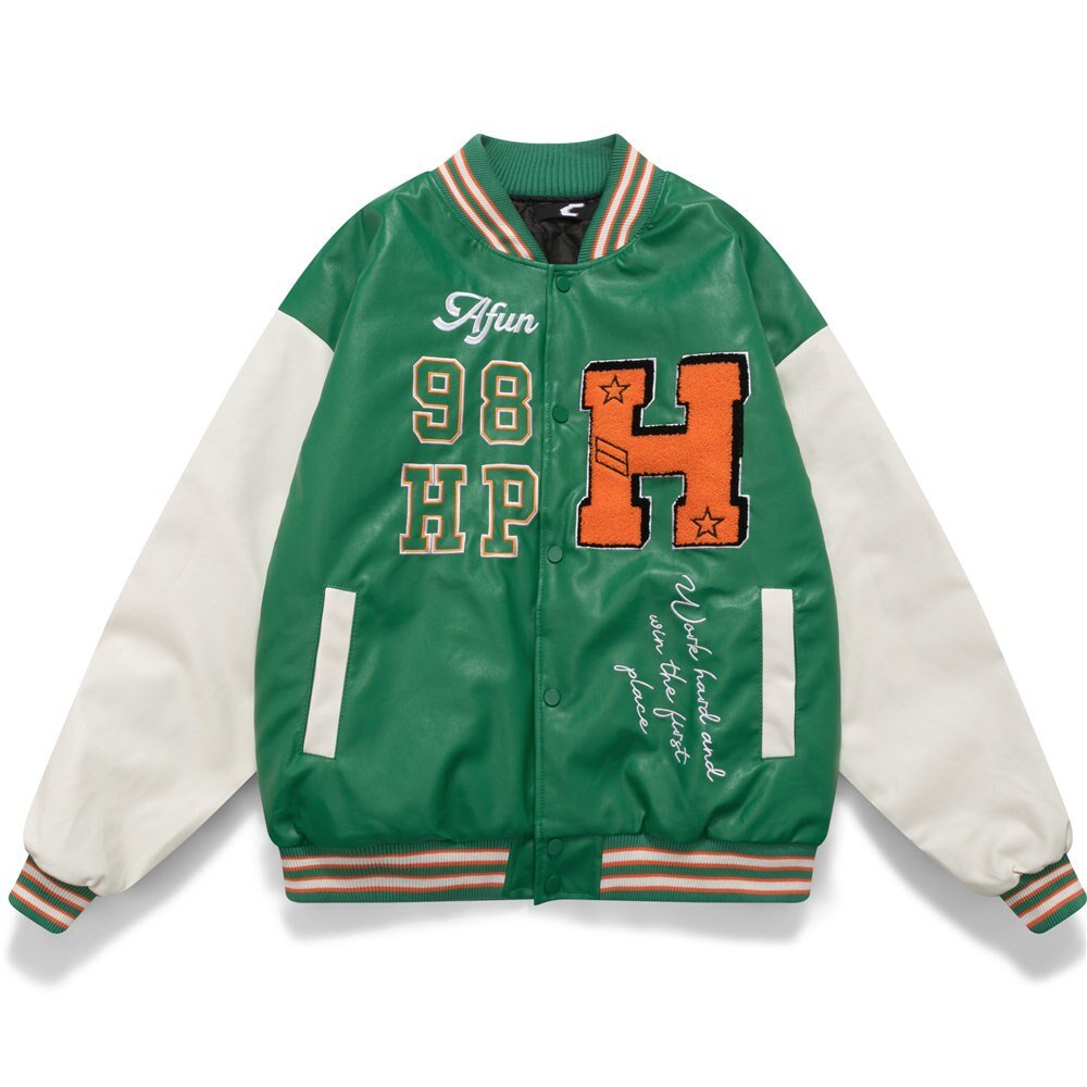 Green RICHMOND Baseball Jacket