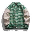 Green Square Pattern Jacket