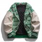 Green Square Pattern Jacket