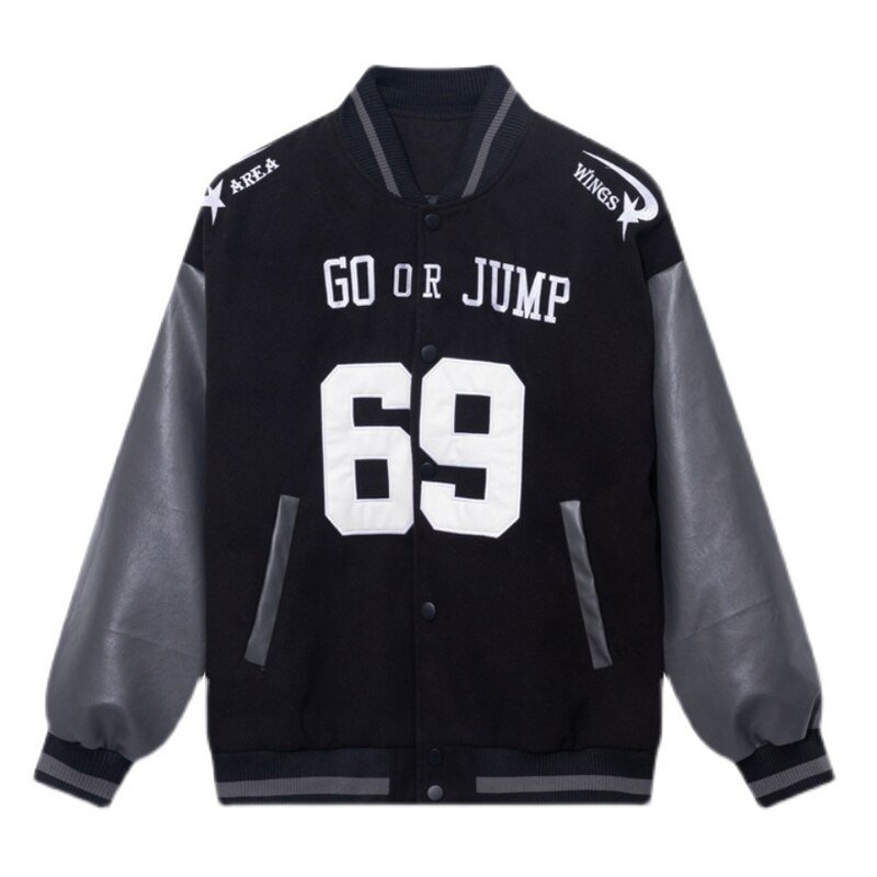 Black SML Baseball Jacket