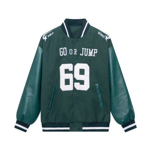 Green SML Baseball Jacket