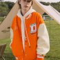 Orange DHORM Baseball Jacket